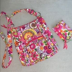 Vera Bradley wallet and purse set: Clementine